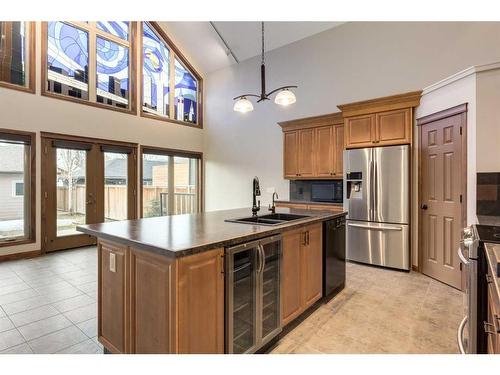 1721B 1 Avenue Nw, Calgary, AB - Indoor Photo Showing Kitchen With Double Sink
