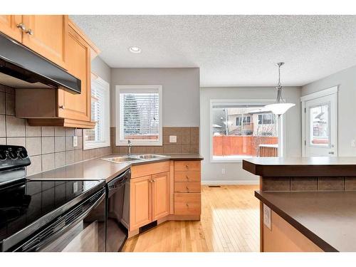 51 Everbrook Link Sw, Calgary, AB - Indoor Photo Showing Kitchen With Double Sink