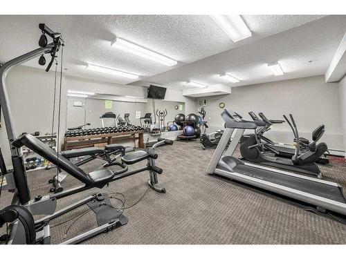 409-77 George Fox Trail, Cochrane, AB - Indoor Photo Showing Gym Room