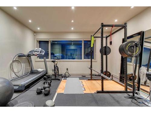 2534 19 Street Sw, Calgary, AB - Indoor Photo Showing Gym Room