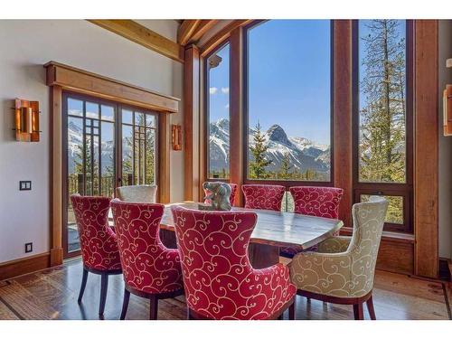 145 Silvertip Ridge, Canmore, AB - Indoor Photo Showing Dining Room