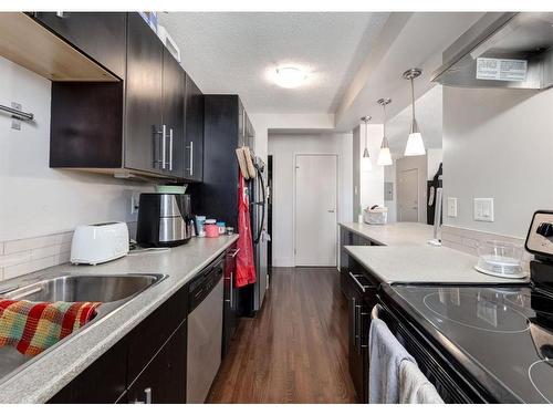 501-505 19 Avenue Sw, Calgary, AB - Indoor Photo Showing Kitchen With Double Sink