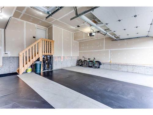 1408 Price Road, Carstairs, AB - Indoor Photo Showing Garage