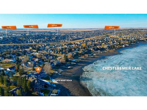 1000 West Chestermere Drive, Chestermere, AB - Outdoor With View