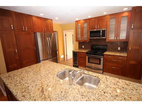1216 Bantry Street Ne, Calgary, AB - Indoor Photo Showing Kitchen With Double Sink With Upgraded Kitchen