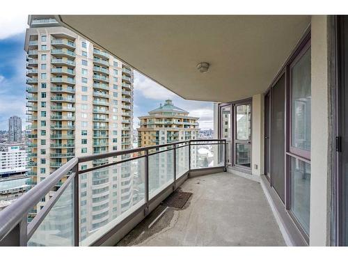 1508-1108 6 Avenue Sw, Calgary, AB - Outdoor With Balcony With Exterior