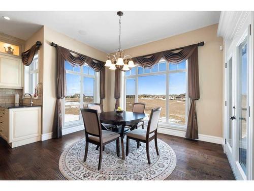 124 Grizzly Rise, Rural Rocky View County, AB - Indoor Photo Showing Dining Room