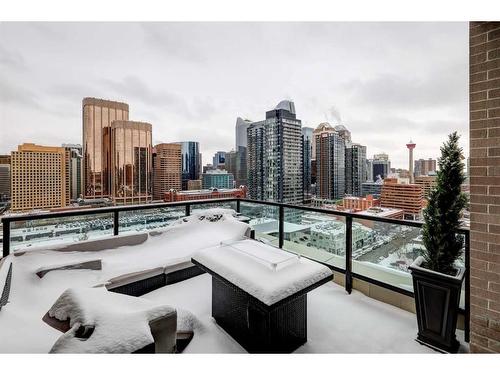 1804-788 12 Avenue Sw, Calgary, AB - Outdoor With Balcony With View