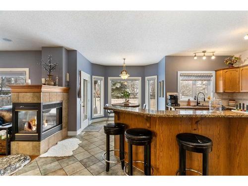 123 Chapala Crescent Se, Calgary, AB - Indoor With Fireplace