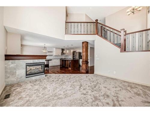 1A Tusslewood Drive Nw, Calgary, AB - Indoor With Fireplace