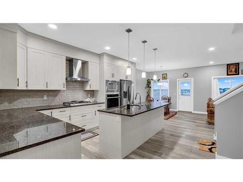 177 Savanna Passage Ne, Calgary, AB - Indoor Photo Showing Kitchen With Upgraded Kitchen