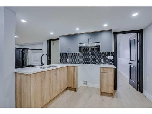 2729 Douglasdale Boulevard Se, Calgary, AB - Indoor Photo Showing Kitchen With Double Sink With Upgraded Kitchen