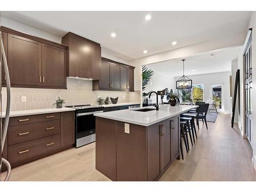 211 Marina Cove Se, Calgary, AB - Indoor Photo Showing Kitchen With Upgraded Kitchen