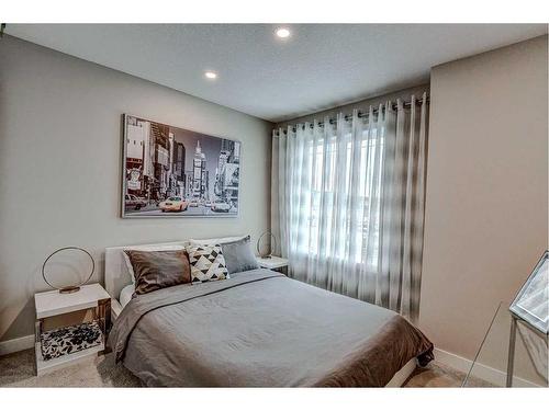 246 Legacy Heights Se, Calgary, AB - Indoor Photo Showing Bedroom