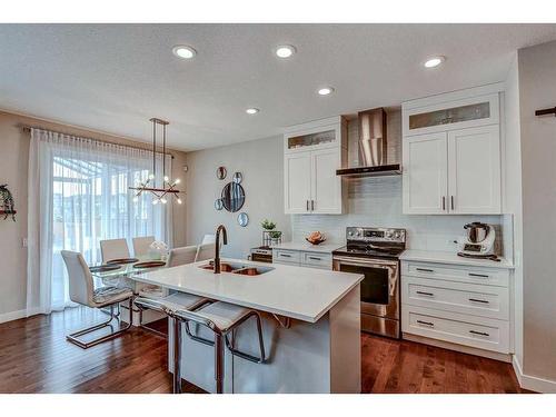246 Legacy Heights Se, Calgary, AB - Indoor Photo Showing Kitchen With Upgraded Kitchen