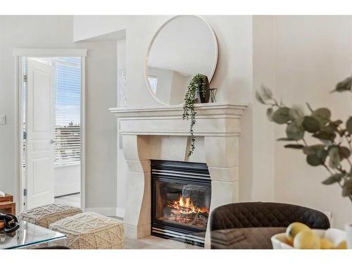 105-1718 14 Avenue Nw, Calgary, AB - Indoor With Fireplace