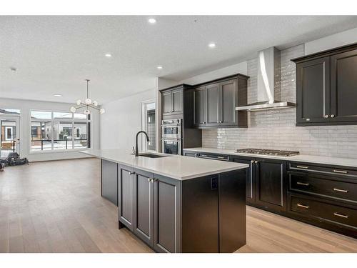 141 Marina Cove Se, Calgary, AB - Indoor Photo Showing Kitchen With Upgraded Kitchen