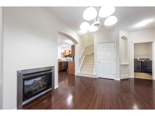 158 Evanscove Circle Nw, Calgary, AB - Indoor With Fireplace