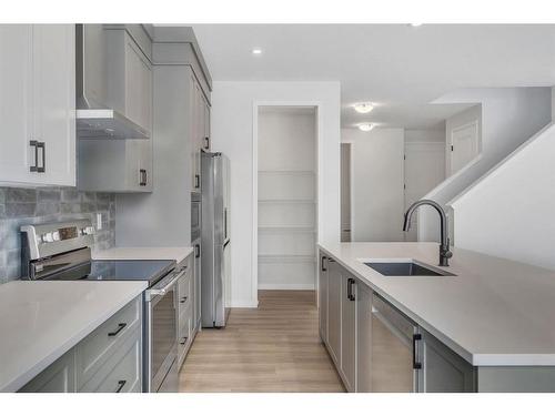 59 Setonstone Row Se, Calgary, AB - Indoor Photo Showing Kitchen With Upgraded Kitchen