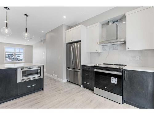 587 Mahogany Road Se, Calgary, AB - Indoor Photo Showing Kitchen With Upgraded Kitchen