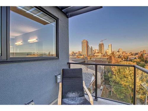 302-1734 11 Avenue Sw, Calgary, AB - Outdoor With Balcony With View