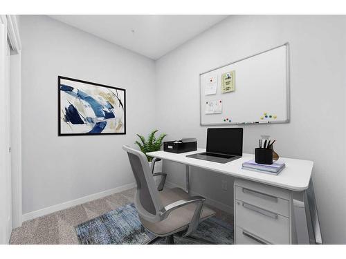 215-200 Shawnee Square Sw, Calgary, AB - Indoor Photo Showing Office