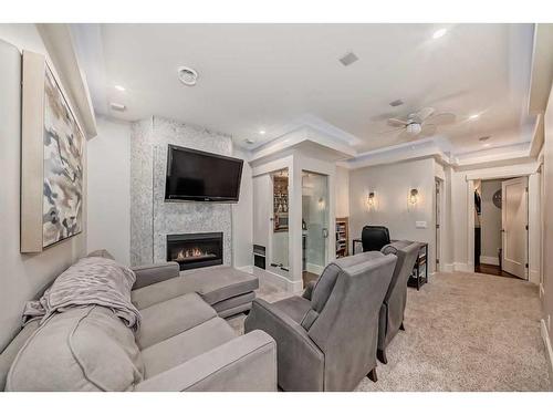 2626 1 Avenue Nw, Calgary, AB - Indoor With Fireplace