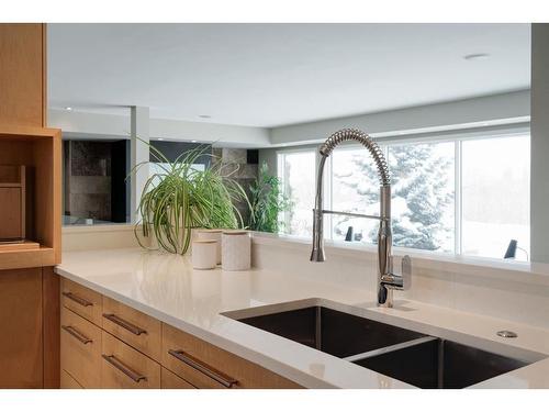 211 33 Avenue Sw, Calgary, AB - Indoor Photo Showing Kitchen With Double Sink
