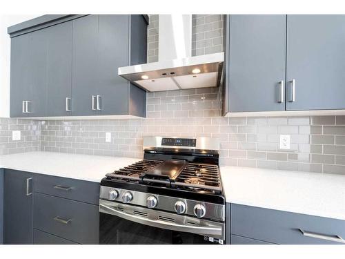 419 Savanna Way Ne, Calgary, AB - Indoor Photo Showing Kitchen With Upgraded Kitchen