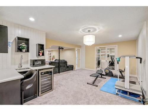 247 Pump Hill Crescent Sw, Calgary, AB - Indoor Photo Showing Gym Room
