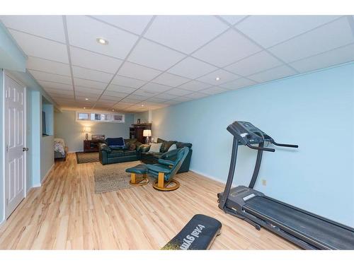 1443 Mccrimmon Drive, Carstairs, AB - Indoor Photo Showing Gym Room