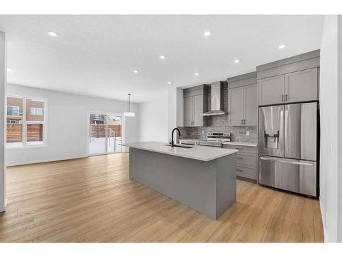 145 Herron Rise Ne, Calgary, AB - Indoor Photo Showing Kitchen With Upgraded Kitchen