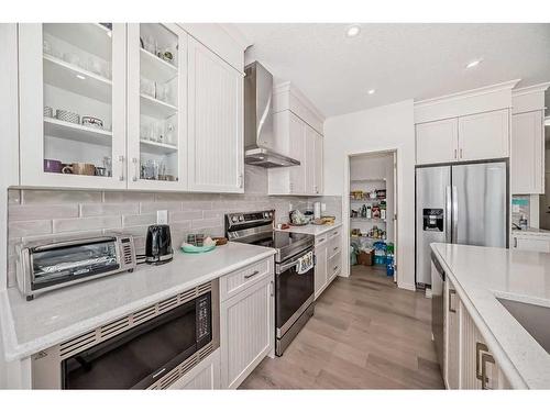 178 Aquila Way Nw, Calgary, AB - Indoor Photo Showing Kitchen With Upgraded Kitchen