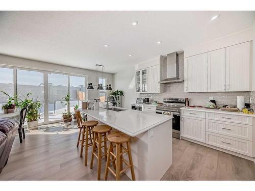 178 Aquila Way Nw, Calgary, AB - Indoor Photo Showing Kitchen With Upgraded Kitchen