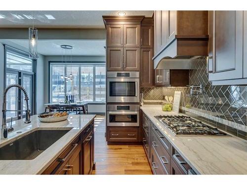 183 Auburn Sound Manor Se, Calgary, AB - Indoor Photo Showing Kitchen With Upgraded Kitchen
