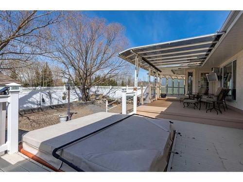 515 Bearspaw Village Ridge, Rural Rocky View County, AB - Outdoor With Deck Patio Veranda