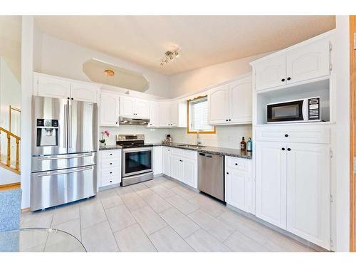 145 Macewan Park Rise Nw, Calgary, AB - Indoor Photo Showing Kitchen With Stainless Steel Kitchen