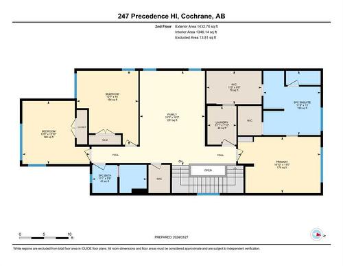 247 Precedence Hill, Cochrane, AB - Indoor Photo Showing Bedroom