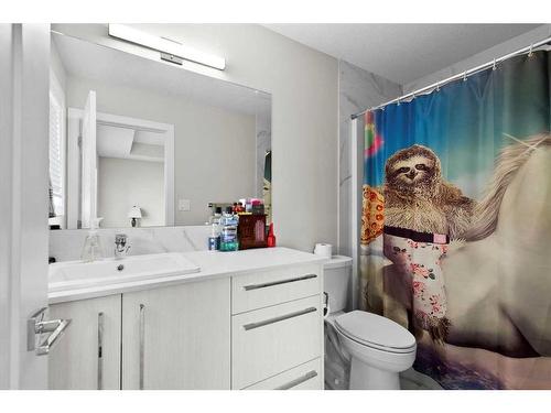 533 Walgrove Boulevard Se, Calgary, AB - Indoor Photo Showing Bathroom
