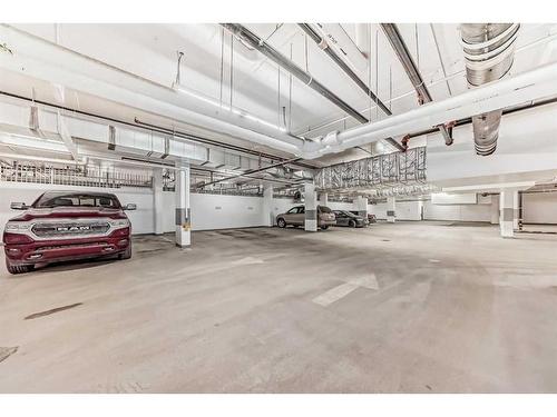202-128 Waterfront Court Sw, Calgary, AB - Indoor Photo Showing Garage