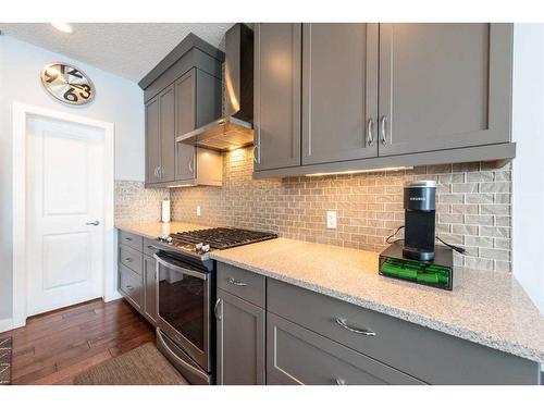367 Chaparral Valley Way Se, Calgary, AB - Indoor Photo Showing Kitchen With Upgraded Kitchen