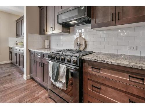 654 Marina Drive, Chestermere, AB - Indoor Photo Showing Kitchen With Upgraded Kitchen