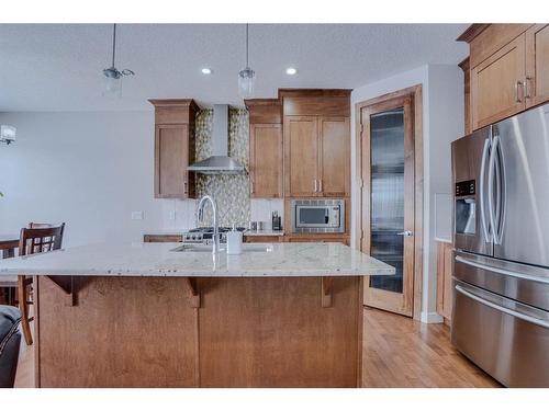 21 Saddlelake Terrace Ne, Calgary, AB - Indoor Photo Showing Kitchen With Upgraded Kitchen