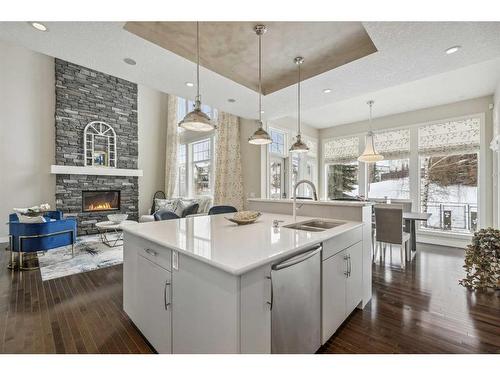 5 Mahogany Manor Se, Calgary, AB - Indoor Photo Showing Kitchen With Double Sink With Upgraded Kitchen