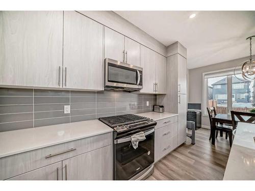 93 Homestead Boulevard Ne, Calgary, AB - Indoor Photo Showing Kitchen With Upgraded Kitchen