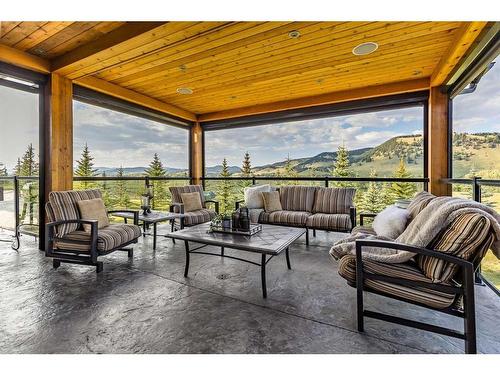 264390 Forestry Trunk Road, Rural Rocky View County, AB - Outdoor With Deck Patio Veranda With Exterior