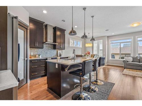 26 Legacy Gate Se, Calgary, AB - Indoor Photo Showing Kitchen With Upgraded Kitchen