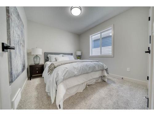 549 Savanna Drive Ne, Calgary, AB - Indoor Photo Showing Bedroom
