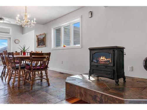 4301 39 Avenue, Ponoka, AB - Indoor Photo Showing Other Room With Fireplace