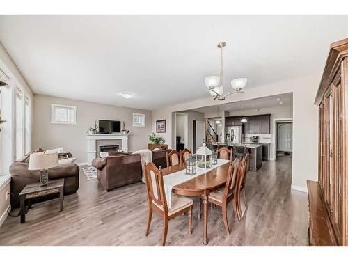 149 Williamstown Park Nw, Airdrie, AB - Indoor With Fireplace